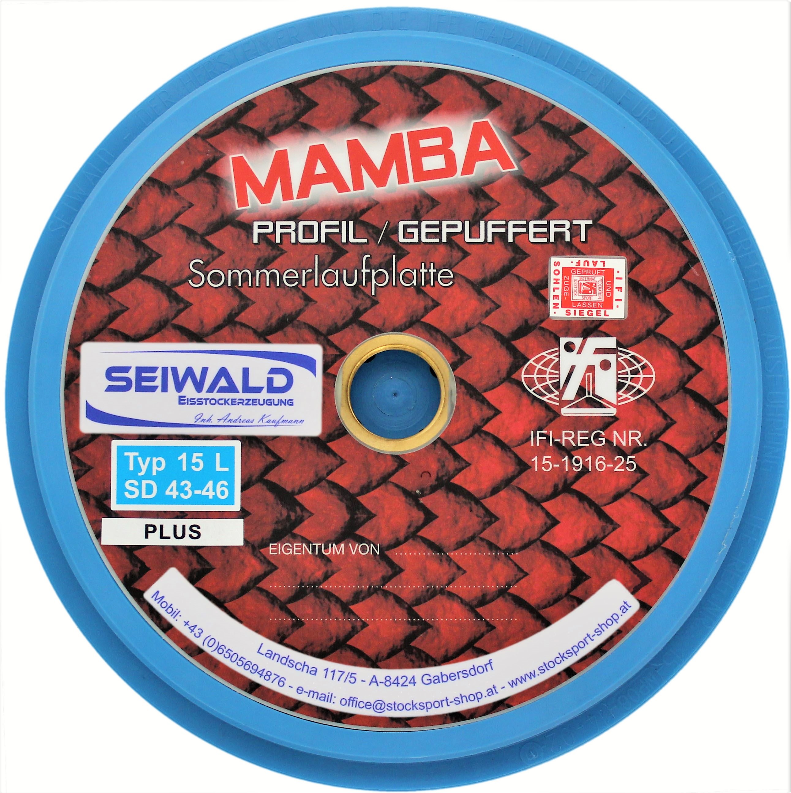 SEIWALD Mamba Profil PLUS / Langsame Massplatte
