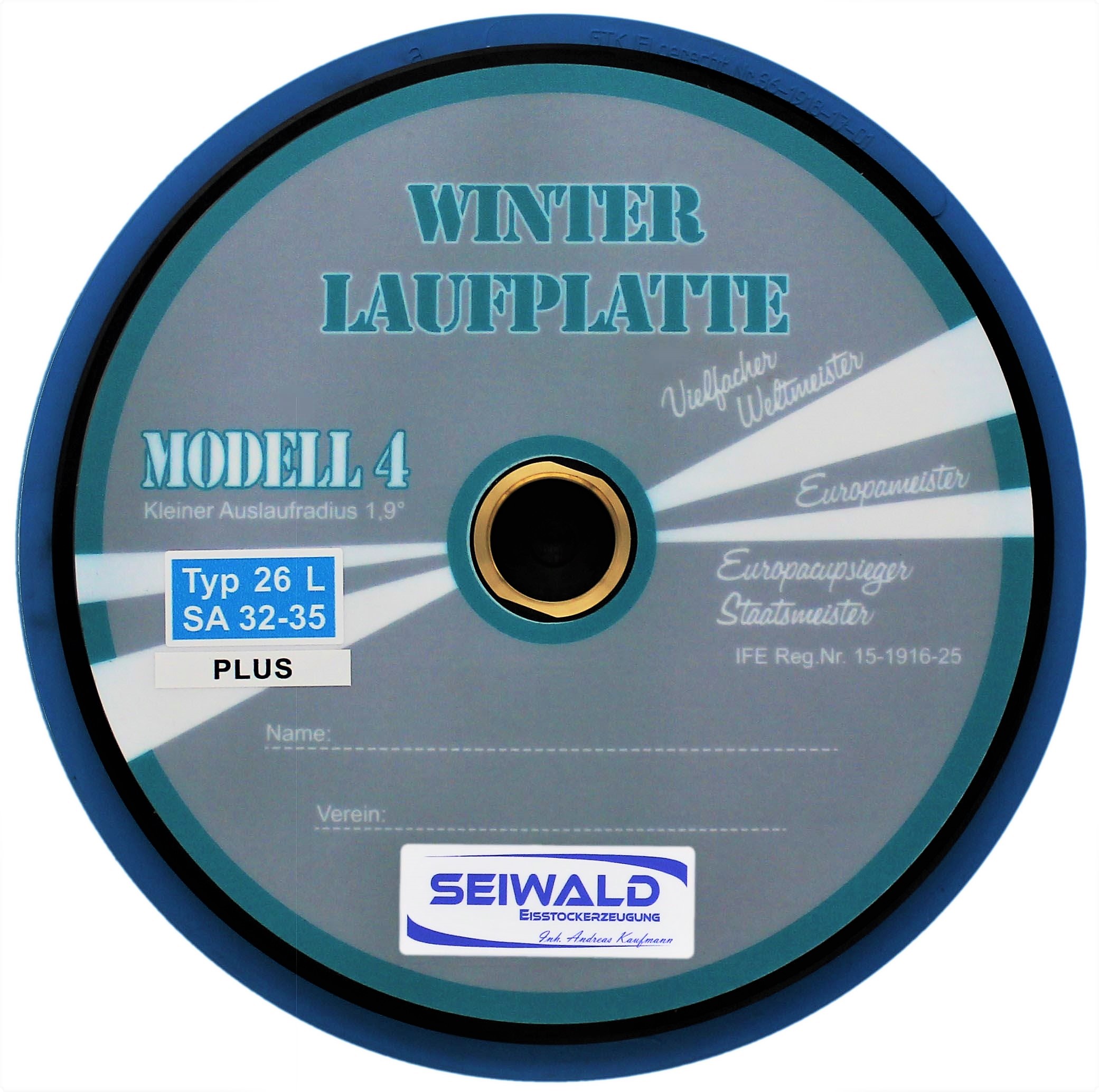 SEIWALD Modell 4 Plus Winterlaufplatte / Langsame Massplatte