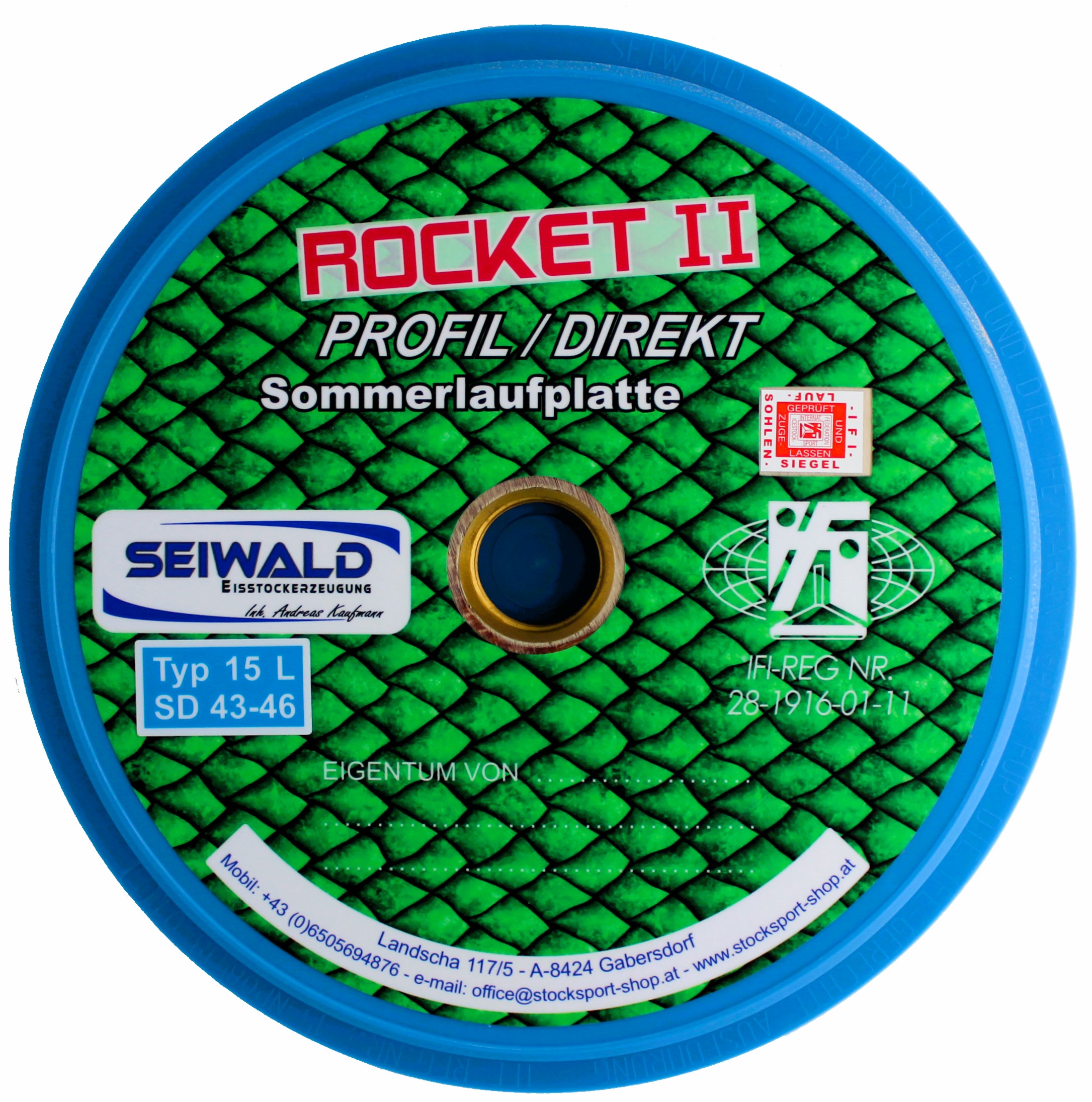 SEIWALD Rocket II Profil / Sehr schnelle Stockplatte